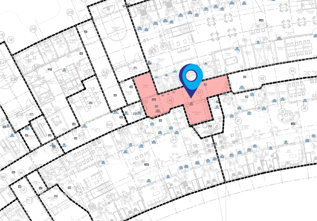 Highlighted Zone with Pin